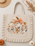 Ruffle Tote - Autumn Pumpkin